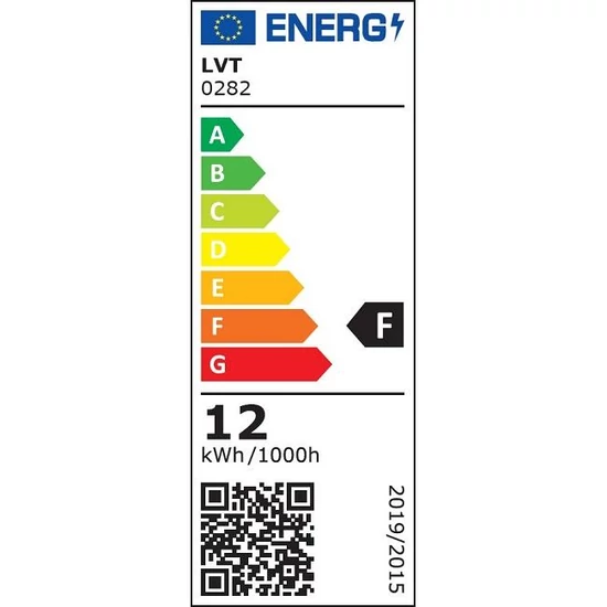 GU10 AR111 Vita LED izzó 12W 4000K 230V fekete