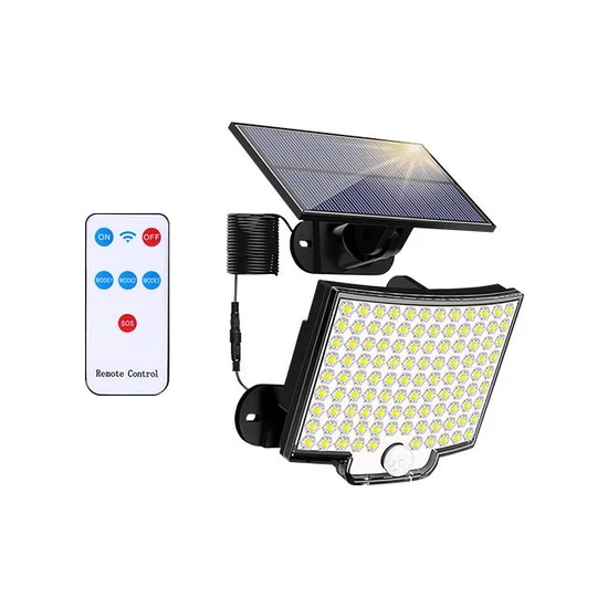 Solar led reflektor 108xsmd pir