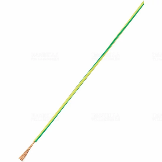 Szilikon vezeték 1x 1,5 SIF zöld/sárga 300/500V
