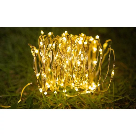 LED napelemes füzér 300 led 3190 cm zsinór