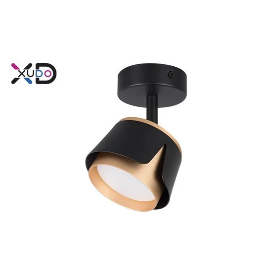 Gx53 led fali lámpa x1 fekete+arany