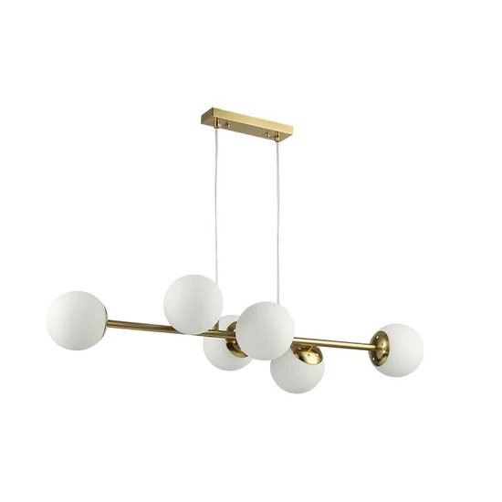 E27 bali függőlámpa 90cm x6 arany