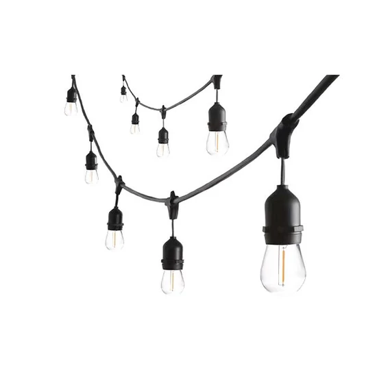 Led füzér 24v 15m 15x e27