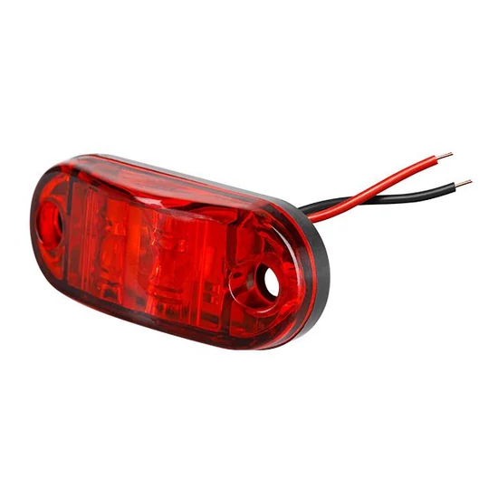Led jelzőlámpa 12-24v 2xsmd piros
