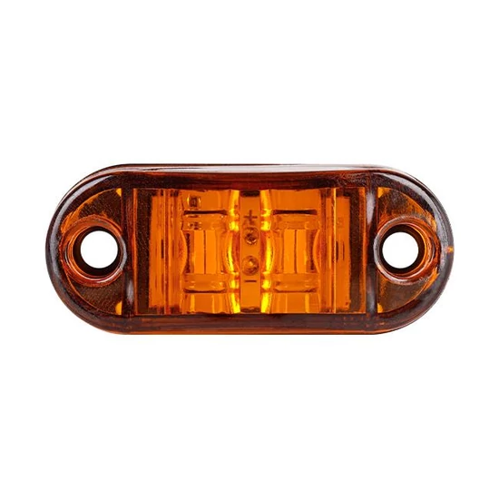 LED jelzőlámpa 12-24V 2xSMD narancs