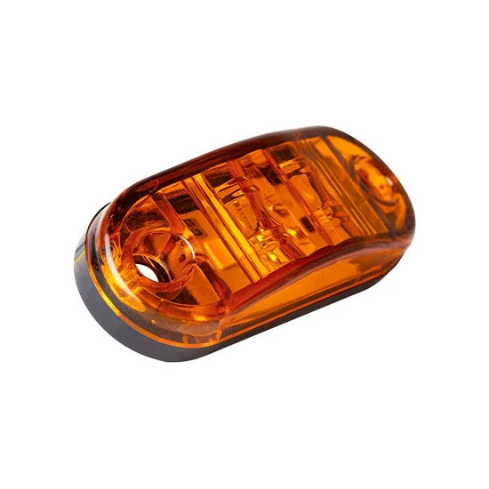 LED jelzőlámpa 12-24V 2xSMD narancs