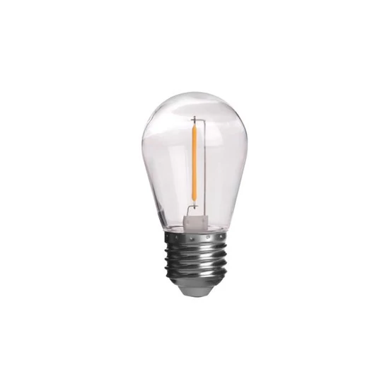 Led izzó e27 filament 24v 1w pc 5 db