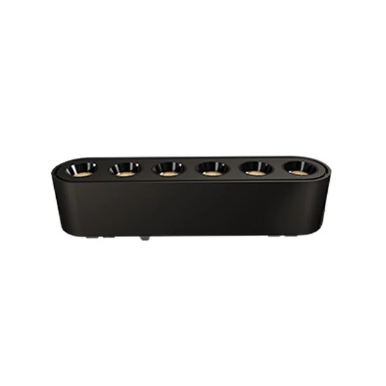 Mágneses rendszerű led lámpa 48v 6w 4000k linea 24° fekete