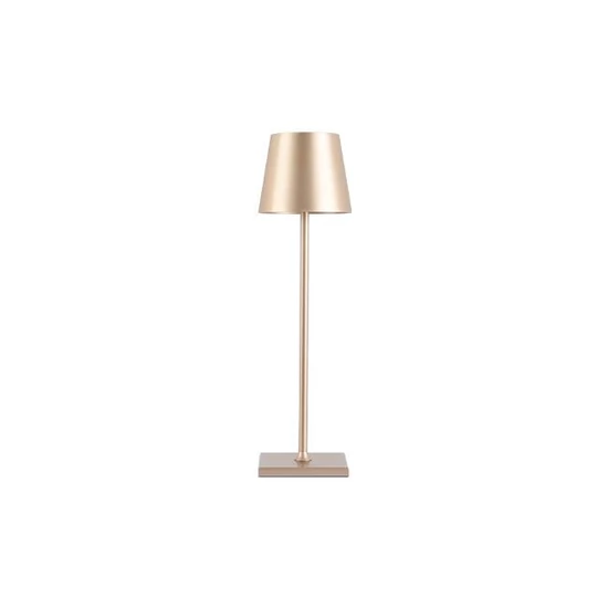 Solio led asztali lámpa 4000k arany, akkumulátoros