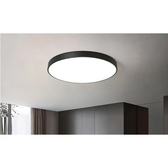 LED mennyezeti lámpa 3CCT 142W 78cm fekete Tuya