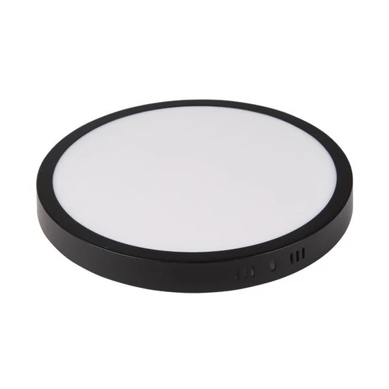 Kerek felületre szerelhető LED panel 24W 4000K fekete