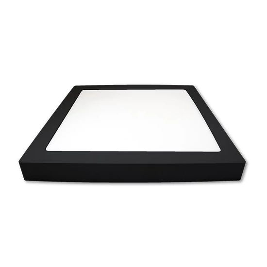 Bingo felületre szerelhető négyzet alakú LED panel 12W 4000K fekete