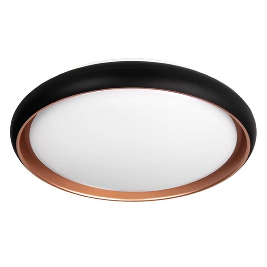 Led mennyezeti lámpa 3cct 54w fekete + arany távirányító