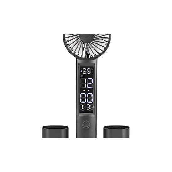 LED asztali lámpa beépített ventilátorral 3000-6000K fekete