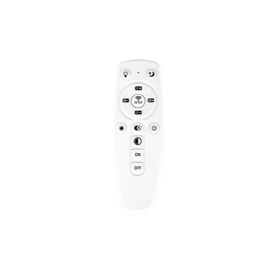 LED mennyezeti lámpa 3CCT 68W 48cm fekete távirányító
