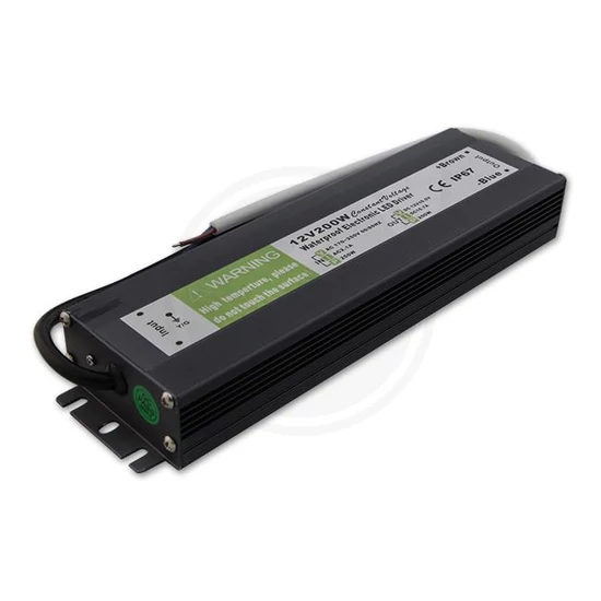 Led tápegység ip67 12v 200w 16.66a