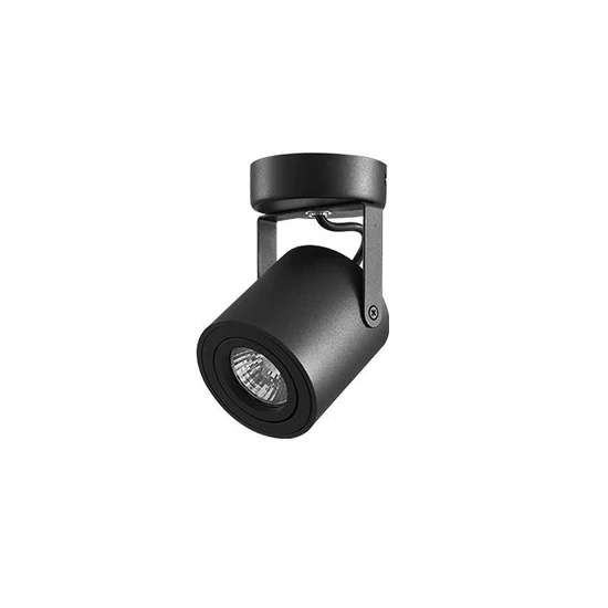 GU10 LED Abi fali lámpa 80mm mozgatható x1 fekete
