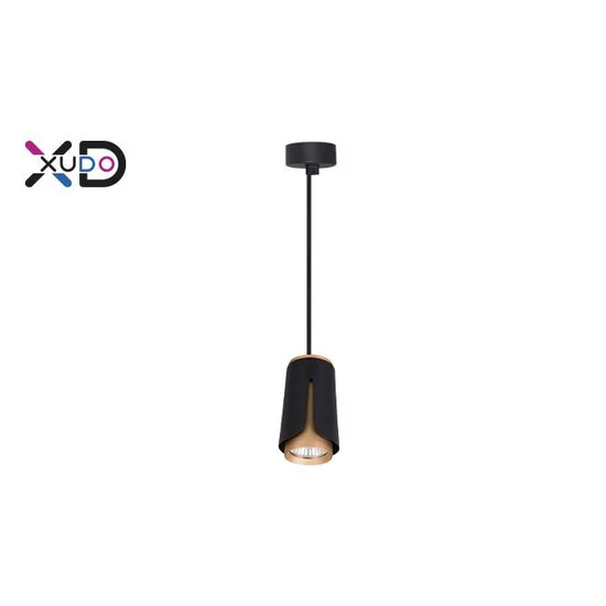 Függeszték x1 gu10 fekete+arany