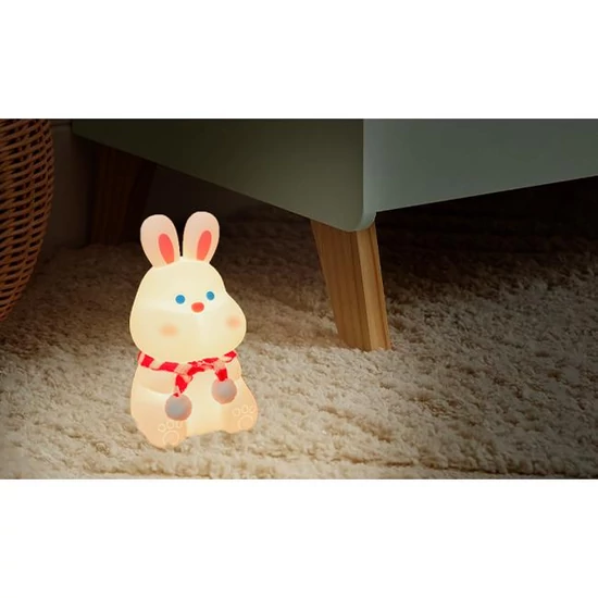 Nyúl LED gyerek éjszakai lámpa RGBWW