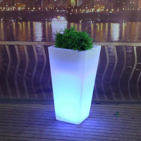 LEDes virágcserép 40x75 230V IP44 RGB+6500K