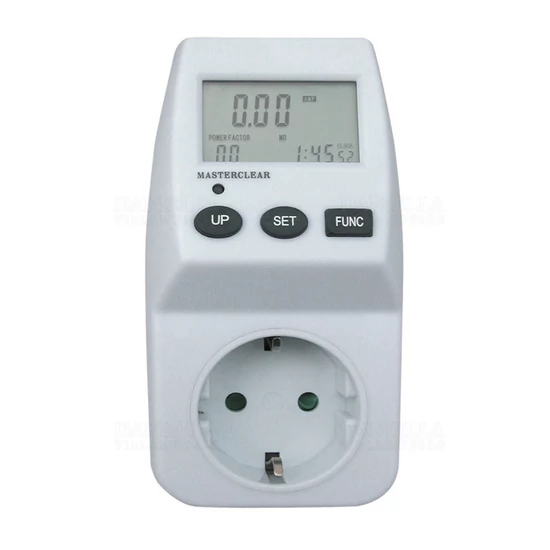 Fogyasztásmérő dugaljba digitális 16A, max. 3680W