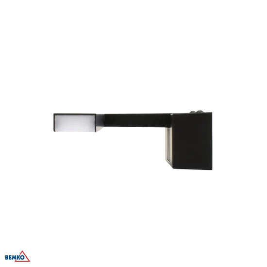 LED Falilámpa KEIRA 8W 4000K 40cm IP44 fekete Bemko