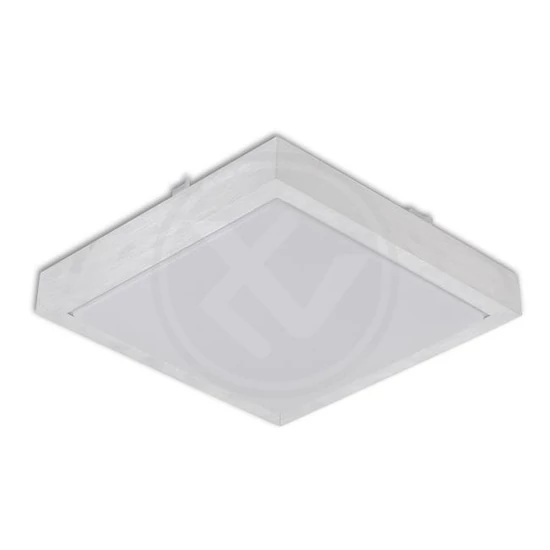 Mennyezeti lámpa solen 2xe27 négyzet alakú mikrohullámú érzékelő dip