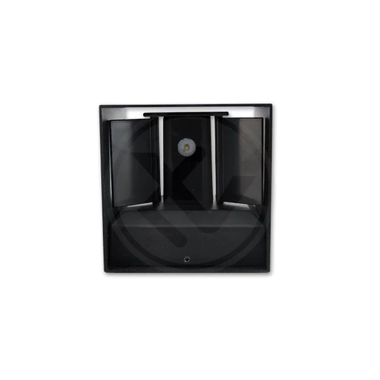 Homlokzati lámpatest Kira LED 6W állítható fekete	