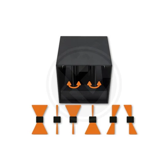 Kira Homlokzati/Fali lámpatest LED 6W állítható fekete