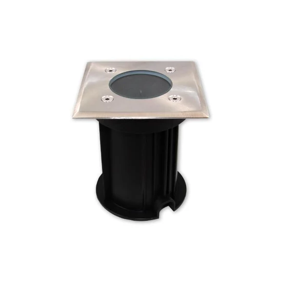 Led padló, taposó lámpatest gu10 foglalatú négyzet ip66 230v 108mm