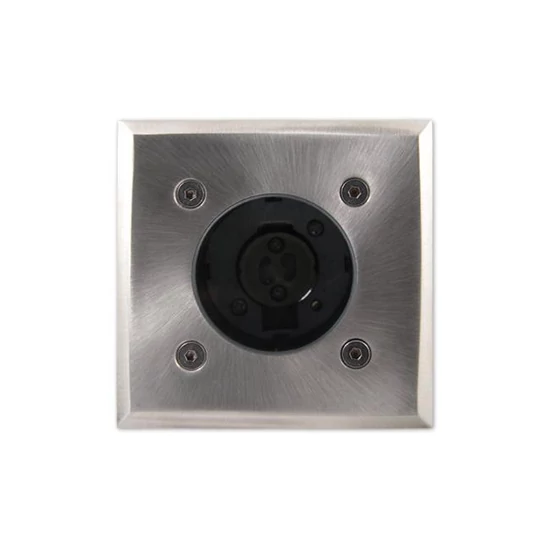 Led padló, taposó lámpatest GU10 foglalatú négyzet IP66 230V 108mm