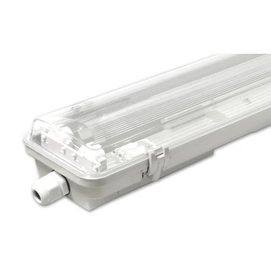 LED lámpatest 120cm 2x18W LED csövekkel 4000K	