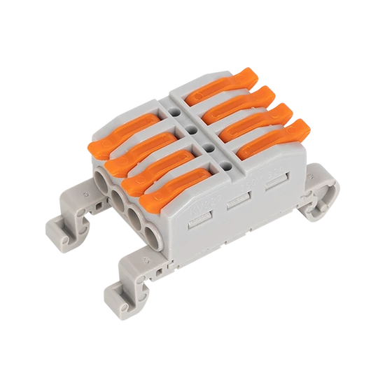 TERMINAL BLOCK FOR DIN RAIL 4 INPUT/4 OUTPUT 4.00M