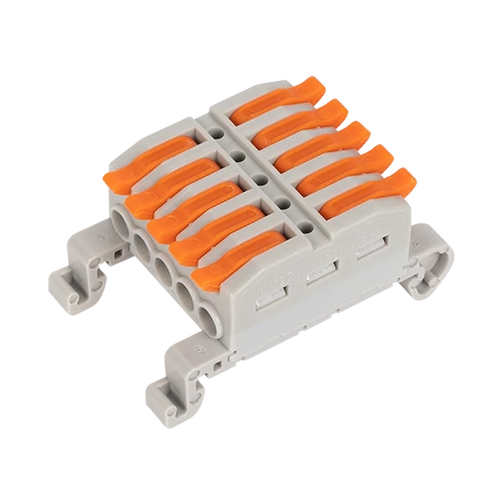 TERMINAL BLOCK FOR DIN RAIL 5 INPUT/5 OUTPUT 4.00M