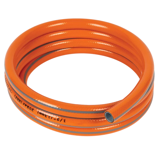PVC GARDEN HOSE 1/2 20M, THREE LAYERED ORANGE