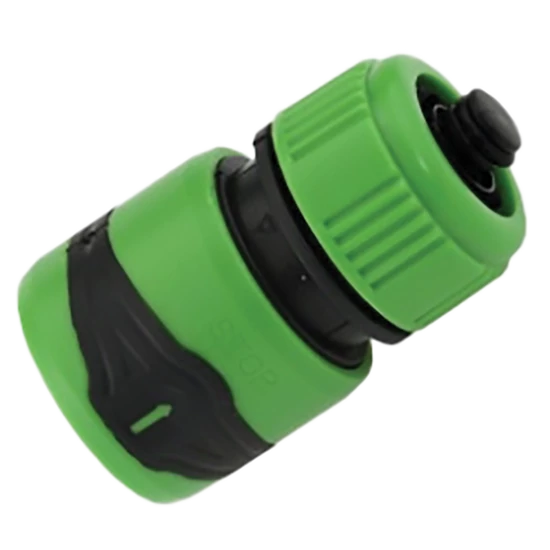 RUBBER QUICK LOCKING HOSE CONNECTOR 1/2 WITH STOP