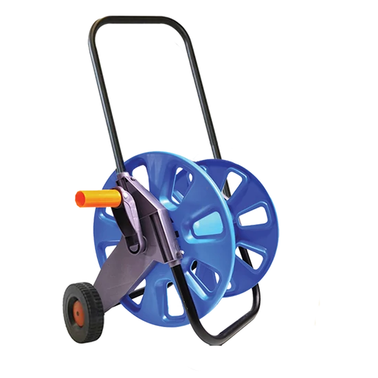 EMPTY HOSE REEL FOR 30M 1/2 WHIT WHEELS, BLUE