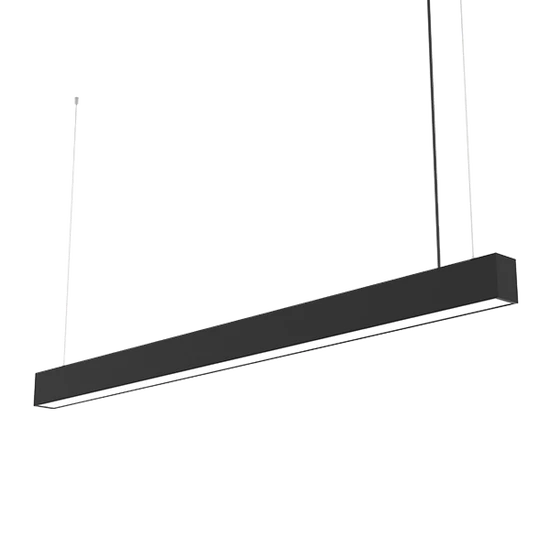 ELMARK LED PROFIL FELÜLETRE SZERELHETŐ 1500mm 50W 3000K FEKETE