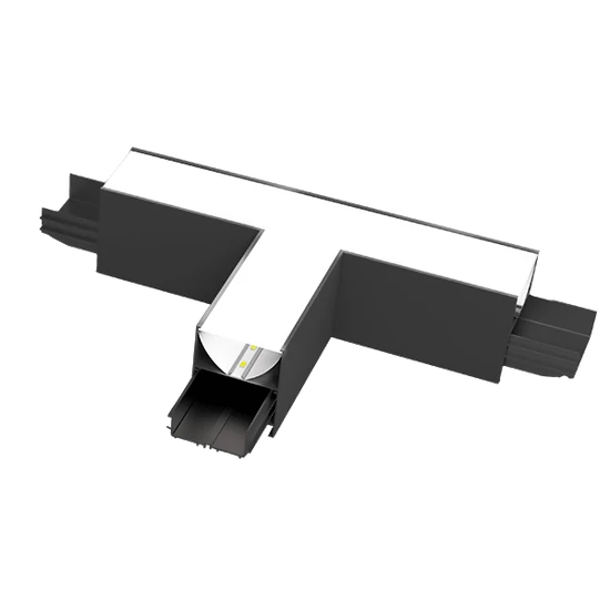 T-CONNECTOR FOR ELMARK PROFILE SURFACE 3000K FEKETE