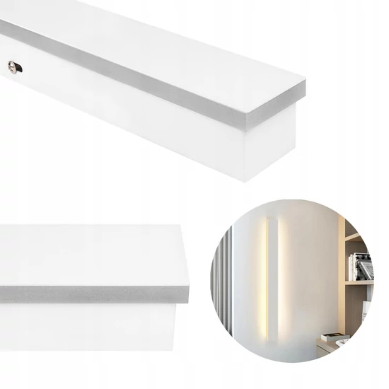 Homlokzati lámpatest Lara led 30W 100cm fehér