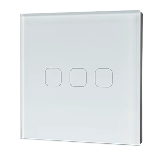 WI-FI SMART TOUCH EU 3 GANG 1 WAY SWITCH WHITE