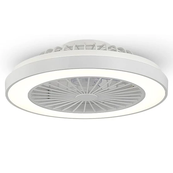 Led mennyezeti lámpa kleo 36w+15w 3cct ventilátor 50cm fehér