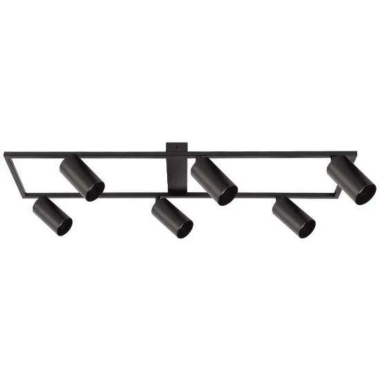 Led csillár bumo gu10 x6 fekete