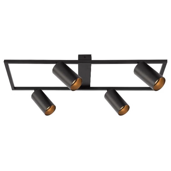 LED csillár Bumo GU10 x4 fekete	