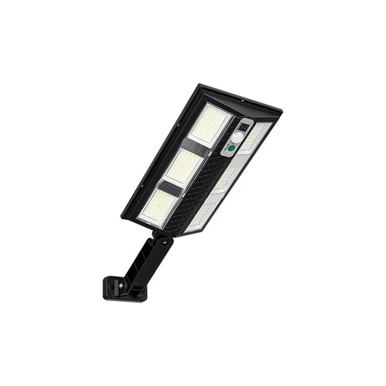 LED napelemes lámpa, vékony, 210 LED-es PIR érzékelős távirányítóval