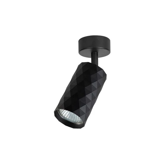 Glamour gu10 led fali lámpa, mozgatható, 1 db fekete