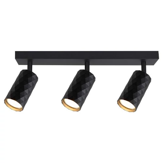 Glamour GU10x3 LED fali lámpa, mozgatható,  fekete