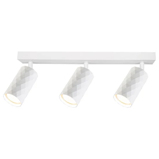 Glamour fali lámpa GU10x3 LED izzóval, mozgatható, fehér