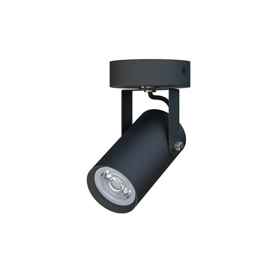 Simon gu10 led fali lámpa, mozgatható, 1 db, fekete
