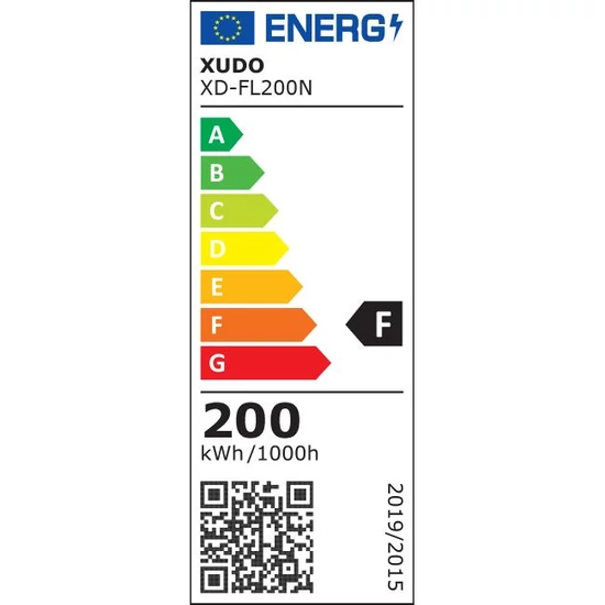 Mola 200W 4500K fekete SMD LED reflektor	